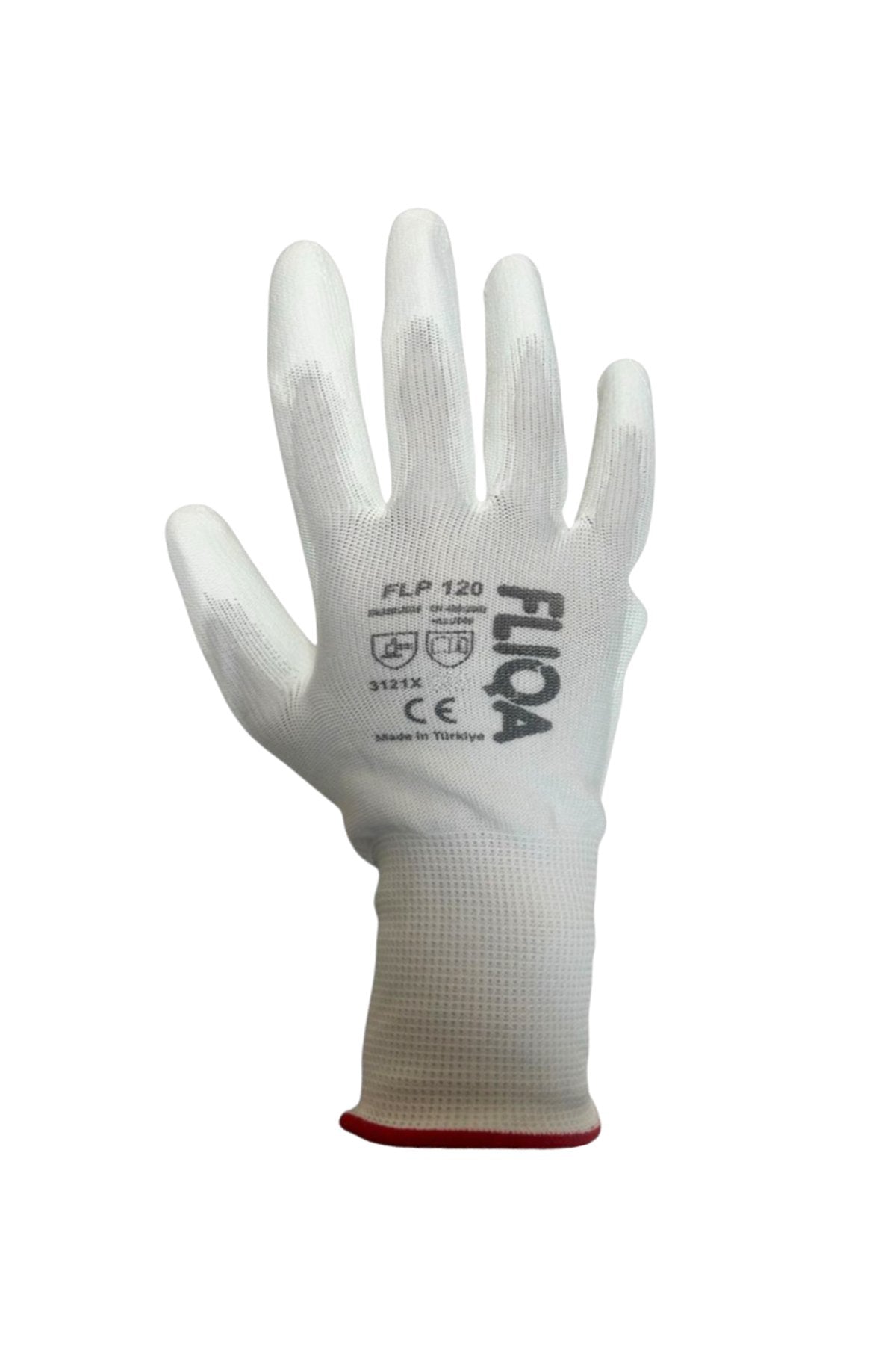 FLP-120 PU Beyaz Hassas Montaj İş Eldiveni FLP-120 PU Beyaz Hassas Montaj İş Eldiveni